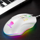 SHIPADOO GM3 3600 DPI Four-speed Adjustable Four-button Cool Colorful Respiration Light Gaming Wired Mouse(Grey)