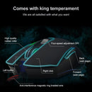 SHIPADOO GM3 3600 DPI Four-speed Adjustable Four-button Cool Colorful Respiration Light Gaming Wired Mouse(Black)