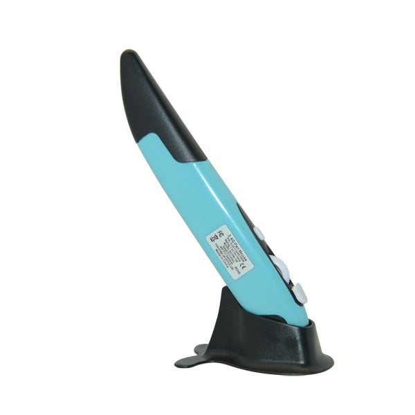 PR-03 2.4G USB Receiver Adjustable 1600 DPI Wireless Optical Pen Mouse for Computer PC Laptop Drawing Teaching (Blue)