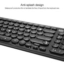 FOETOR iK6630 Wireless Keyboard and Mouse Set (Green)