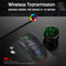 HXSJ T66 7 Keys Colorful Lighting Programmable Gaming Wireless Mouse (Black)