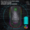 HXSJ T66 7 Keys Colorful Lighting Programmable Gaming Wireless Mouse (Black)