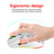 HXSJ T66 7 Keys Colorful Lighting Programmable Gaming Wireless Mouse (Black)