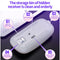 YINDIAO A2 2.4GHz 1600DPI 3-modes Adjustable RGB Light Rechargeable Wireless Silent Mouse (Rose Gold)