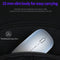 YINDIAO A2 2.4GHz 1600DPI 3-modes Adjustable RGB Light Rechargeable Wireless Silent Mouse (Black)