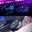 YINDIAO A4 2.4GHz 1600DPI 3-modes Adjustable Rechargeable Wireless Silent Gaming Mouse (Black Silver)