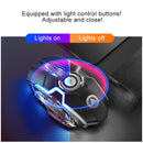 YINDIAO A5 2.4GHz 1600DPI 3-modes Adjustable Rechargeable RGB Light Wireless Silent Gaming Mouse (Black)