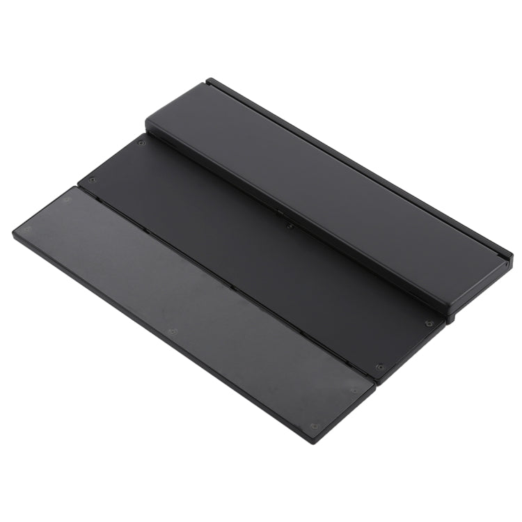 GK608 Ultra-thin Foldable Bluetooth V3.0 Keyboard, Built-in Holder, Support Android / iOS / Windows System (Black)