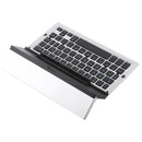 GK608 Ultra-thin Foldable Bluetooth V3.0 Keyboard, Built-in Holder, Support Android / iOS / Windows System (Grey)