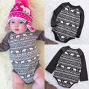 Newborn Infant Baby Girl Boy Long Sleeve Romper Bodysuit Jumpsuit Outfit Costume