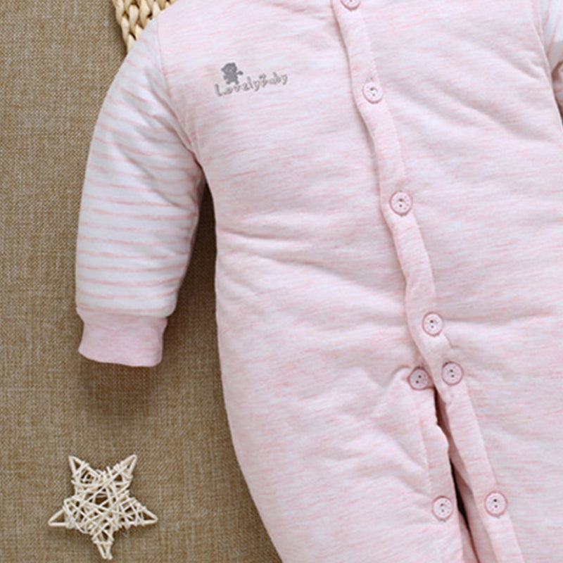 Newborn Kids Boys Girls Winter Thicken Jumpsuit Elephant Baby Romper Coat