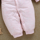 Newborn Kids Boys Girls Winter Thicken Jumpsuit Elephant Baby Romper Coat