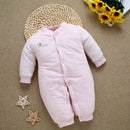 Newborn Kids Boys Girls Winter Thicken Jumpsuit Elephant Baby Romper Coat