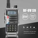 Baofeng BF-UV5R Plus S9 FM Interphone Handheld Walkie Talkie, EU Plug(Red)