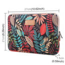 Lisen 10 inch Sleeve Case Colorful Leaves Zipper Briefcase Carrying Bag for iPad Air 2, iPad Air, iPad 4, iPad New, Galaxy Tab A 10.1, Lenovo Yoga 10.1 inch, Microsoft Surface Pro 10.6, 10 inch and Below Laptops / Tablets(Black)
