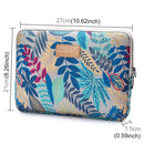 Lisen 10 inch Sleeve Case Colorful Leaves Zipper Briefcase Carrying Bag for iPad Air 2, iPad Air, iPad 4, iPad New, Galaxy Tab A 10.1, Lenovo Yoga 10.1 inch, Microsoft Surface Pro 10.6, 10 inch and Below Laptops / Tablets(Grey)