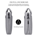 DJ06 Oxford Cloth Waterproof Wear-resistant Portable Expandable Laptop Bag for 14.1 inch Laptops, with Detachable Shoulder Strap(Grey)