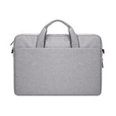 DJ06 Oxford Cloth Waterproof Wear-resistant Portable Expandable Laptop Bag for 15.6 inch Laptops, with Detachable Shoulder Strap(Grey)