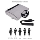 DJ08 Oxford Cloth Waterproof Wear-resistant Laptop Bag for 13.3 inch Laptops, with Concealed Handle & Luggage Tie Rod & Adjustable Shoulder Strap (Pink)