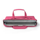 Portable One Shoulder Handheld Zipper Laptop Bag, For 11.6 inch and Below Macbook, Samsung, Lenovo, Sony, DELL Alienware, CHUWI, ASUS, HP (Magenta)