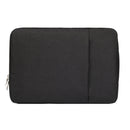 11.6 inch Universal Fashion Soft Laptop Denim Bags Portable Zipper Notebook Laptop Case Pouch for MacBook Air, Lenovo and other Laptops, Size: 32.2x21.8x2cm(Black)
