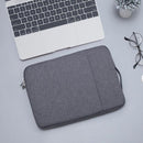 13.3 inch Universal Fashion Soft Laptop Denim Bags Portable Zipper Notebook Laptop Case Pouch for MacBook Air / Pro, Lenovo and other Laptops, Size: 35.5x26.5x2cm (Dark Blue)