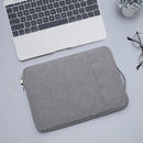 13.3 inch Universal Fashion Soft Laptop Denim Bags Portable Zipper Notebook Laptop Case Pouch for MacBook Air / Pro, Lenovo and other Laptops, Size: 35.5x26.5x2cm(Grey)