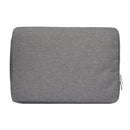 15.4 inch Universal Fashion Soft Laptop Denim Bags Portable Zipper Notebook Laptop Case Pouch for MacBook Air / Pro, Lenovo and other Laptops, Size: 39.2x28.5x2cm (Grey)