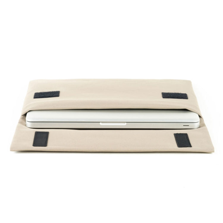 POFOKO E200 Series Polyester Waterproof Laptop Sleeve Bag for 13.3 inch Laptops(Beige)