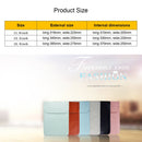 13.3 inch PU + Nylon Laptop Bag Case Sleeve Notebook Carry Bag, For MacBook, Samsung, Xiaomi, Lenovo, Sony, DELL, ASUS, HP(Cowhide Yellow)