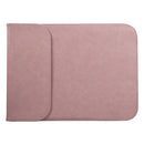 15.4 inch PU + Nylon Laptop Bag Case Sleeve Notebook Carry Bag, For MacBook, Samsung, Xiaomi, Lenovo, Sony, DELL, ASUS, HP (Pink)
