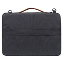 Nylon Waterproof Laptop Handbag Bag for 15-15.6 inch Laptops with Trunk Trolley Strap (Black)