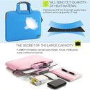 12 inch Portable Air Permeable Handheld Sleeve Bag for MacBook, Lenovo and other Laptops, Size:32x21x2cm(Green)