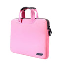 13.3 inch Portable Air Permeable Handheld Sleeve Bag for MacBook Air / Pro, Lenovo and other Laptops, Size: 34x25.5x2.5cm(Pink)