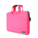 15.4 inch Portable Air Permeable Handheld Sleeve Bag for MacBook Air / Pro, Lenovo and other Laptops, Size: 38x27.5x3.5cm (Magenta)