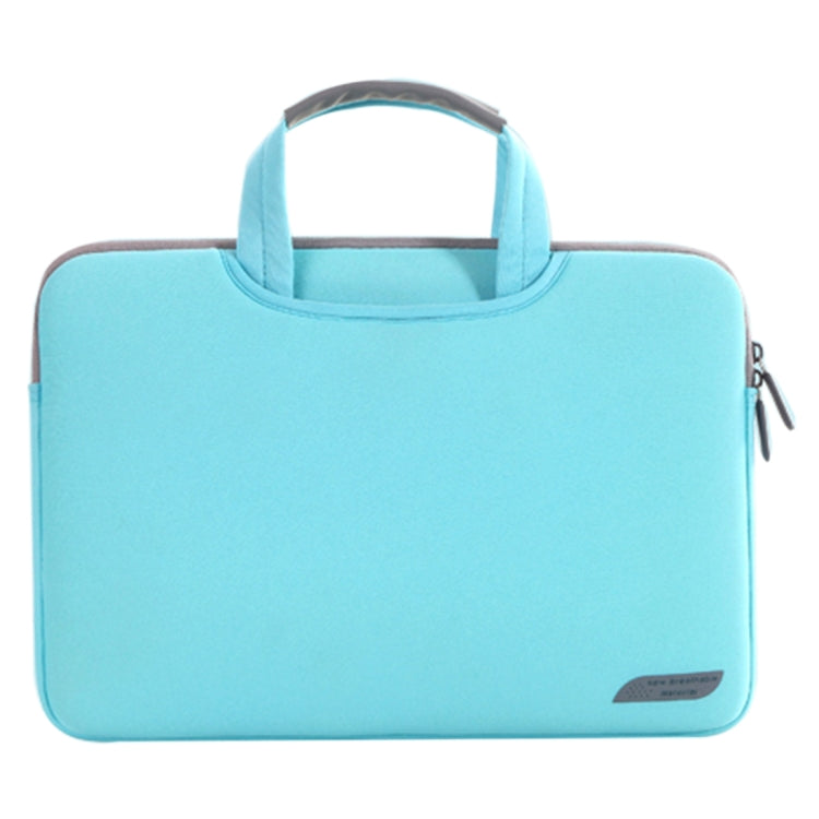 15.6 inch Portable Air Permeable Handheld Sleeve Bag for Laptops, Size: 41.5x30.0x3.5cm(Green)