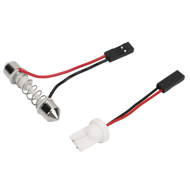 1 set 48 SMD White LED Light Panel T10 Festoon Ba9s Dome 12V High Quality