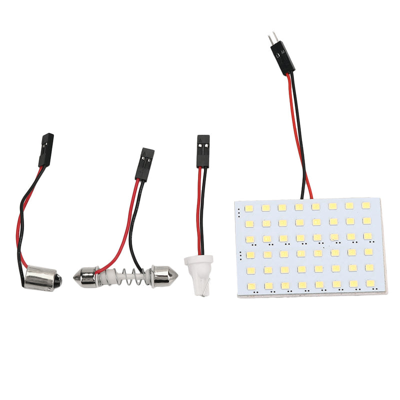 1 set 48 SMD White LED Light Panel T10 Festoon Ba9s Dome 12V High Quality