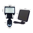 100 LEDs Solar Human Body Sensor Flood Light