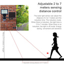 100 LEDs Solar Human Body Sensor Flood Light