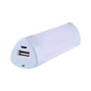 3W USB Charging LED Work Light, Portable White Light + Red & Blue Flashing Warning Camping Lamp with Lanyard, Support Power Bank Function
