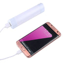 3W USB Charging LED Work Light, Portable White Light + Red & Blue Flashing Warning Camping Lamp with Lanyard, Support Power Bank Function