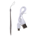 3W USB Charging LED Work Light, Portable White Light + Red & Blue Flashing Warning Camping Lamp with Lanyard, Support Power Bank Function