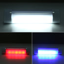 3W USB Charging LED Work Light, Portable White Light + Red & Blue Flashing Warning Camping Lamp with Lanyard, Support Power Bank Function