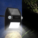 0.8W RGB Dual Head Solar Power Motion Sensor LED Light, 12 LEDs SMD 5050 Outdoor Wall Light with Solar Panel