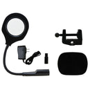 BEST Adjustable Desk Magnifier Lamp LED Light Magnifying Glass (Voltage 220V)