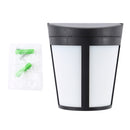 6 LEDs Light Control IP65 Waterproof Warm White Light + Colorful Changing Solar Powered LED Wall Lamp