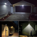 6 LEDs Light Control IP65 Waterproof Warm White Light + Colorful Changing Solar Powered LED Wall Lamp