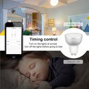 GU10 5W RGB Dimming WIFI Smart LED Light Bulb Energy Saving Light (Colorful Light)