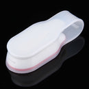 LED Magnetic Clothes Silicone Clip Lamp, CR2032 Button Batteries Powered(Red)